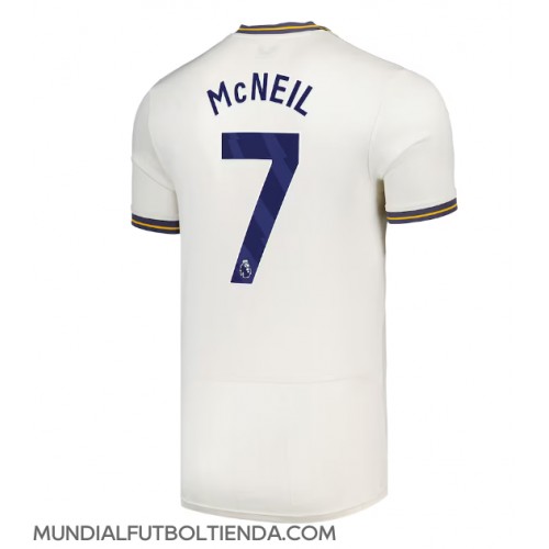 Camiseta Everton Dwight McNeil #7 Tercera Equipación Replica 2024-25 mangas cortas